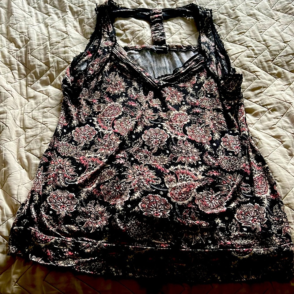 Warehouse one tank blouse